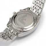 Emporio Armani Franco Black Dial Silver Steel Strap Watch For Men - AR0373 Buy Now By Emporio Armani