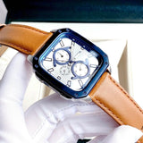 Fossil Inscription Multifunction Silver Dial Brown Leather Strap Watch for Men - BQ2658 Buy Now By Fossil