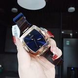 Guess Phoenix Blue Dial Brown Leather Strap Watch for Men - GW0386G2 Buy Now By Guess