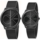 Calvin Klein Minimal Black Dial Black Mesh Bracelet Watch for Women - K3M5245X Buy Now By Calvin Klein