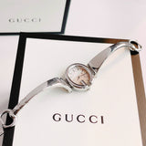 Gucci Guccissima Quartz Silver Dial Silver Steel Strap Watch For Women - YA134511 Buy Now By Gucci