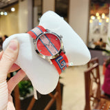 Gucci G Timeless Quartz Red Dial Two Tone NATO Strap Watch For Men - YA1264070 Buy Now By Gucci