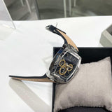 Guess Phoenix Multifunction Black Dial Brown Leather Strap Watch for Men - GW0202G3 Buy Now By Guess