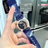 Guess Poseidon Chronograph Blue Dial Blue Silicone Strap Watch For Men - GW0425G3 Buy Now By Guess