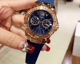 Guess Limelight Blue Dial Blue Silicone Strap Watch For Women - W1053L1 Buy Now By Guess