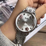 Coach Delancey White Dial Stainless Steel Watch For Women - 14502810 Buy Now By Coach
