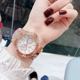 Guess Limelight Quartz Analog White Dial Pink Leather Strap Watch For Women - W0775l3 Buy Now By Guess