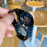 Michael Kors Runway Quartz Black Dial Black Steel Strap Watch For Women - MK6683 Buy Now By Michael Kors