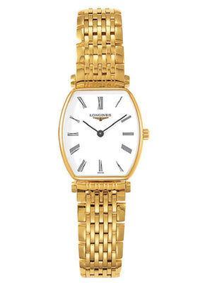 Longines La Grande Classique de Longines Tonneau 22 Yellow Gold Watch for Women - L4.205.2.11.8 Buy Now By Longines
