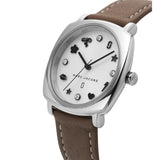 Marc Jacobs Mandy Silver Dial Brown Leather Strap Watch for Women - MJ1563 Buy Now By Marc Jacobs