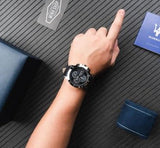 Maserati Ingegno Chronograph Black Dial Black Leather Strap Watch For Men - R8871619004 Buy Now By Maserati