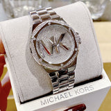 Michael Kors Lennox Quartz Silver Dial Silver Steel Strap Watch For Women - MK7234 Buy Now By Michael Kors