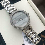 Michael Kors Parker Mother of Pearl Silver Steel Strap Watch for Women - MK6424 Buy Now By Michael Kors