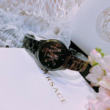 Michael Kors Runway Quartz Black Dial Black Steel Strap Watch For Women - MK6683 Buy Now By Michael Kors