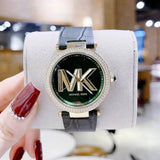 Michael Kors Parker Green Dial Green Leather Strap Watch For Women - MK4724 Buy Now By Michael Kors