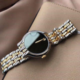 Movado Veturi Quartz Black Dial Two Tone Steel Strap Watch for Men - 0606932 Buy Now By Movado