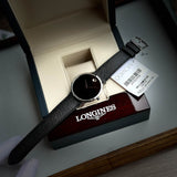 Movado Museum Classic Black Dial Black Leather Strap Watch for Men - 0607194 Buy Now By Movado