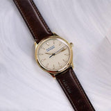 Movado Heritage Calendoplan Beige Dial Brown Leather Strap Watch for Men - 3650003 Buy Now By Movado