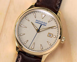 Movado Heritage Calendoplan Beige Dial Brown Leather Strap Watch for Men - 3650003 Buy Now By Movado