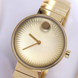 Movado Edge Gold Dial Gold Steel Strap Watch for Women - 3680014 Buy Now By Movado