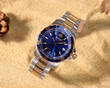 Movado Series 800 Blue Dial Two Tone Steel Strap Watch for Men - 2600149 Buy Now By Movado