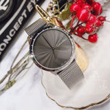 Calvin Klein Minimal Grey Dial Silver Mesh Bracelet Watch for Men - K3M211Y3 Buy Now By Calvin Klein