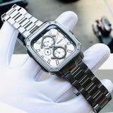 Fossil Inscription Multifunction Silver Dial Grey Steel Strap Watch for Men - BQ2657 Buy Now By Fossil