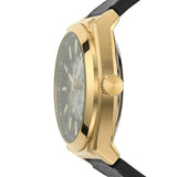 Fossil Everett Automatic Skeleton Black Dial Black Leather Strap Watch for Men - ME3208 Buy Now By Fossil