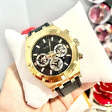 Guess Continental Black Dial Black Rubber Strap Watch for Men - GW0262G2 Buy Now By Guess