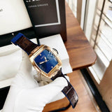 Guess Phoenix Blue Dial Brown Leather Strap Watch for Men - GW0386G2 Buy Now By Guess