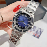 Guess Asset Quartz Blue Dial Silver Steel Strap Watch For Men - GW0575G4 Buy Now By Guess