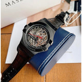 Maserati Automatic Skeleton Black Dial Black Leather Strap Watch For Men - R8821108021 Buy Now By Maserati