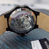 Maserati Automatic Skeleton Black Dial Black Leather Strap Watch For Men - R8821108021 Buy Now By Maserati