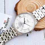 Tissot Chemin Des Tourelles Powermatic 80 Diamonds Silver Dial Silver Steel Strap Watch for Men - T099.407.11.033.00 Buy Now By Tissot