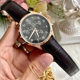 Tissot T Sport Chrono XL Classic Brown Dial Brown Leather Strap Watch For Men - T116.617.36.057.01 Buy Now By Tissot