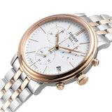Tissot Carson Premium Chronograph White Dial Two Tone Steel Strap Watch For Men - T122.417.22.011.00 Buy Now By Tissot