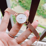 Calvin Klein Authentic Silver Dial Rose Gold Mesh Bracelet Watch for Women - K8G23626 Buy Now By Calvin Klein