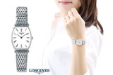 Longines La Grande Classique de Longines Tonneau White Dial Silver Steel Strap Watch for Women - L4.205.4.11.6 Buy Now By Longines