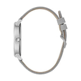 Guess Sparkle Butterfly White Dial Silver Leather Strap Watch For Women - GW0008L1 Buy Now By Guess