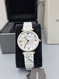 Emporio Armani Ceramica Mother of Pearl Dial White Ceramic Strap Watch For Women - AR1486 Buy Now By Emporio Armani