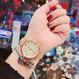 Fossil Jacqueline White Dial Brown Leather Strap Watch for Women - ES3487