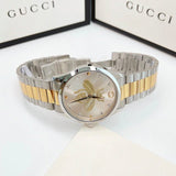 Gucci G Timeless Silver Dial Two Tone Steel Strap Watch For Women - YA1264131 Buy Now By Gucci