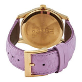 Gucci G Timeless Quartz Lilac Dial Lilac Leather Strap Watch For Women - YA1264098 Buy Now By Gucci