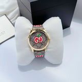 Gucci G Timeless Quartz Brown Dial Brown Leather Strap Watch For Men - YA1264158 Buy Now By Gucci