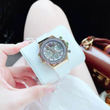 Guess Fusion Chronograph White Dial White Leather Strap Watch For Women - GW0553L2 Buy Now By Guess