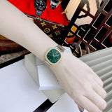 Guess Quartz Green Dial Gold Mesh Strap Watch For Women - GW0354L5 Buy Now By Guess