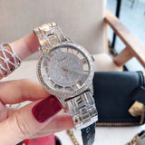 Guess Ethereal Diamonds Silver Dial Silver Steel Strap Watch for Women - W1013L1 Buy Now By Guess