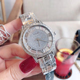 Guess Ethereal Diamonds Silver Dial Silver Steel Strap Watch for Women - W1013L1 Buy Now By Guess