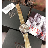 Guess Whisper Silver Dial Gold Mesh Bracelet Watch for Women - W1084L2 Buy Now By Guess