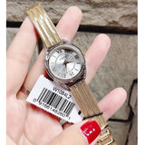 Guess Whisper Silver Dial Gold Mesh Bracelet Watch for Women - W1084L2 Buy Now By Guess